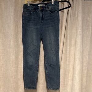 Code Bleu Women's Dark Blue Ankle Jeans